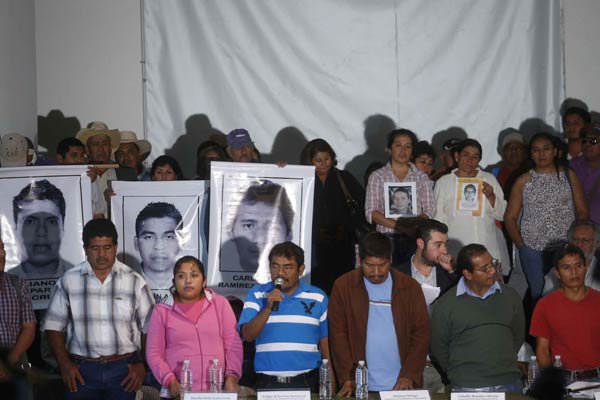 Fathers of missing Mexican students blast president