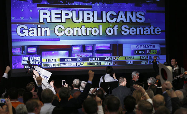 Republicans capture control of Senate in US midterm elections