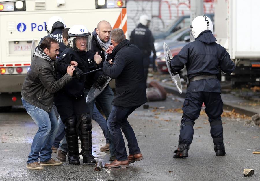 Belgians demonstrate over austerity measures