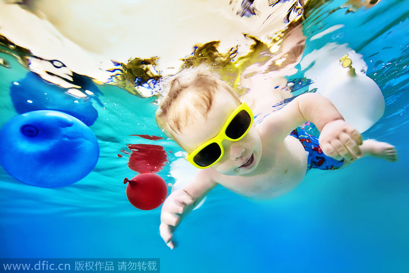 Kids' underwater fun
