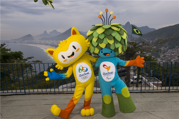 Rio 2016 mascots combine Brazilian fauna, flora