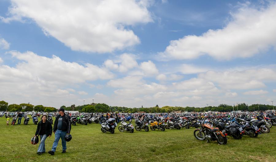 S Africa holds annual motorcycle charity ride