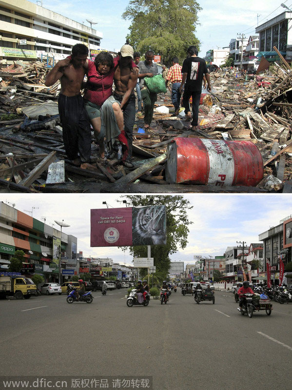 10 years after tsunami: then and now