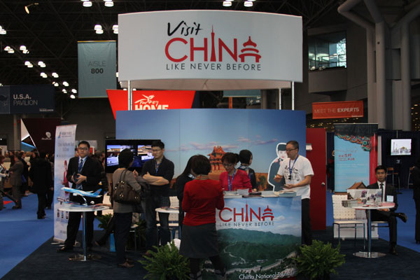 China makes strong pitch for tourists at NY trade show