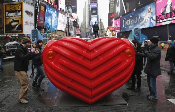 Listen to your heartbeat at Times Square