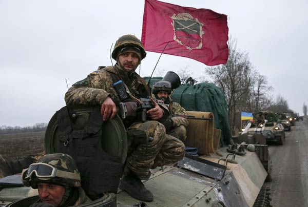 Ukraine starts heavy weapons withdrawal