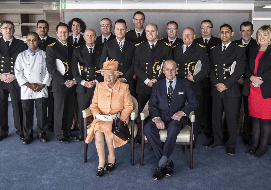 Queen Elizabeth II names new cruise ship 'Britannia'