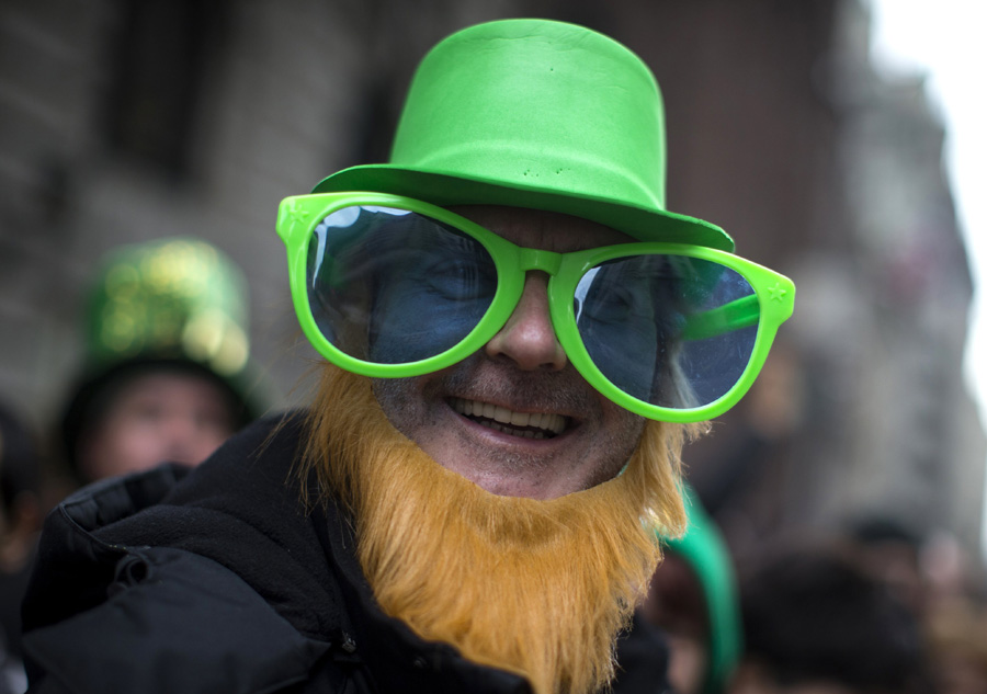Celebrations of St. Patrick's Day dye the world green