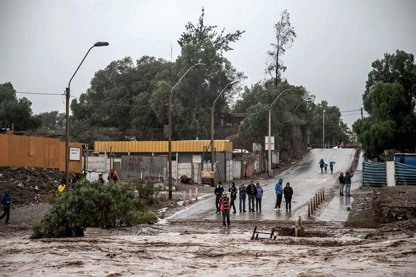 Chile declares state of emergency in flood-hit desert region