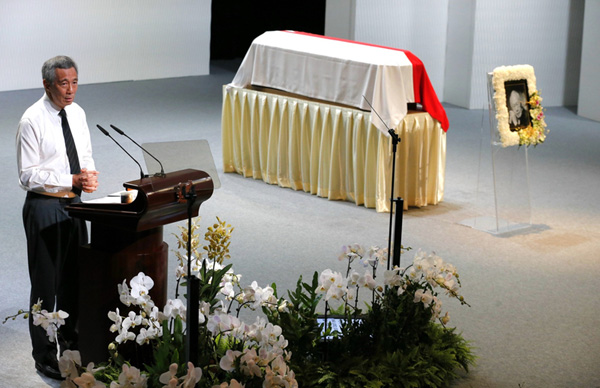 Lee Kuan Yew eulogized at funeral as architect of Singapore