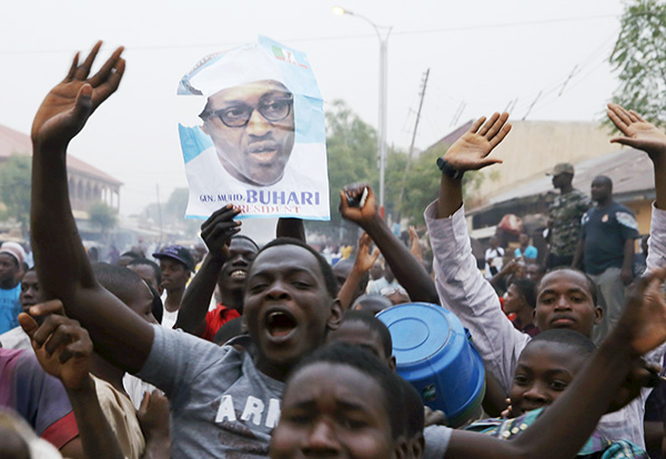 Nigeria's Buhari wins historic election landslide