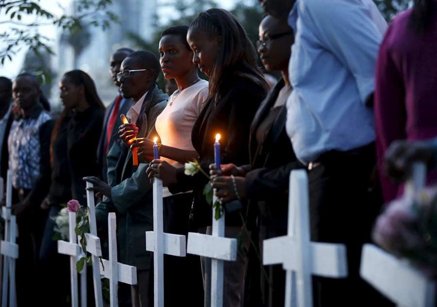 Vigil held to mourn victims of al Shabaab attack in Kenya