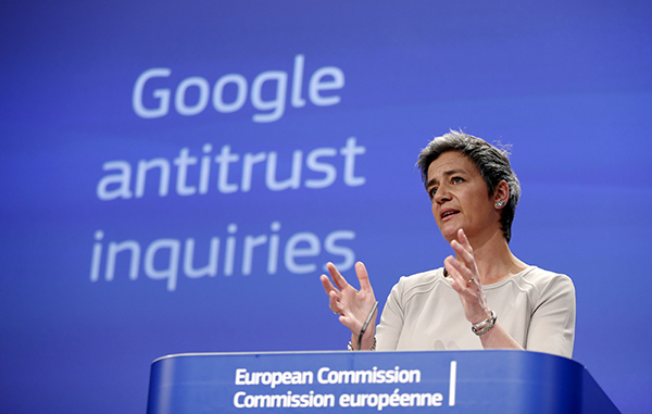 EU accuses Google of hurting consumers, competitors