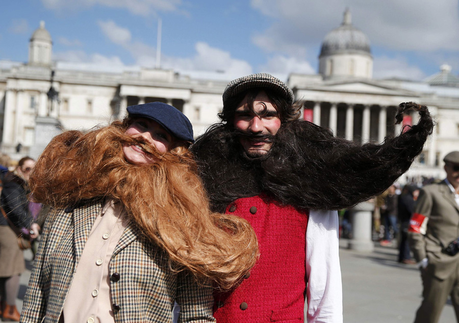 Annual Tweed Run held in central London
