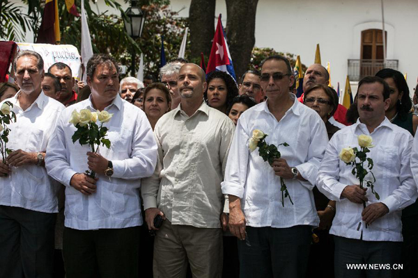 Cuban Five greeted as heroes in Venezuela