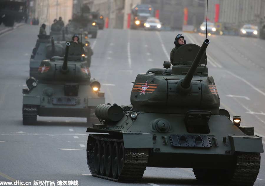 China joins rehearsal for Victory Day parade in Moscow