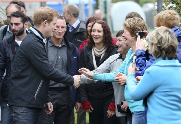 Prince Harry tells New Zealand kids he calls Queen 'granny'
