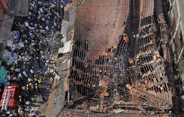 Fire guts 144-year-old iconic market in eastern India