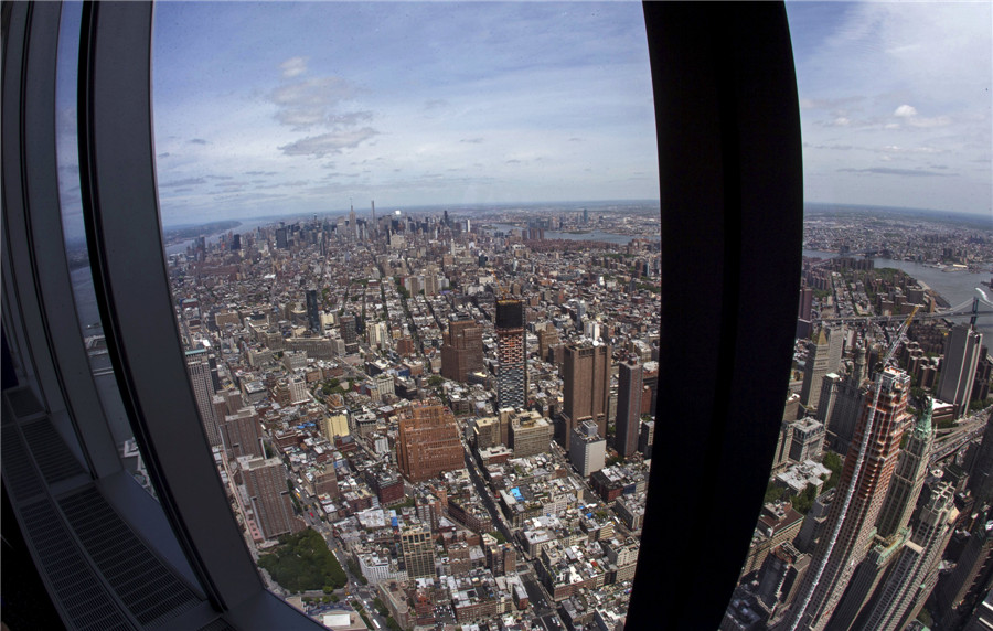 NYC's new One World Observatory offers sweeping views of Manhattan