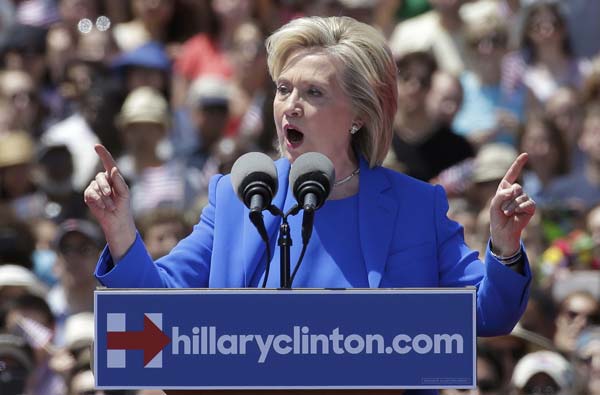 Hillary Clinton makes pitch to working Americans at big rally