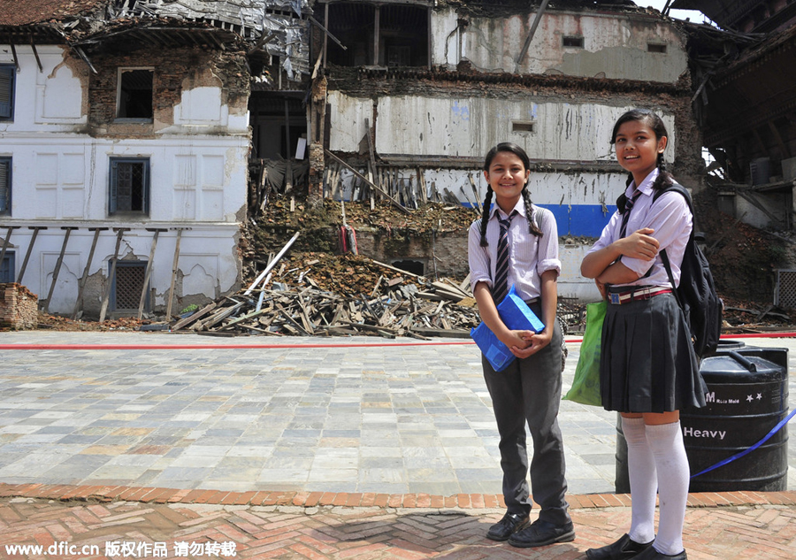 Hope of rebuild felt in Nepal three months after  earthquake[2]|chinadaily.com.cn