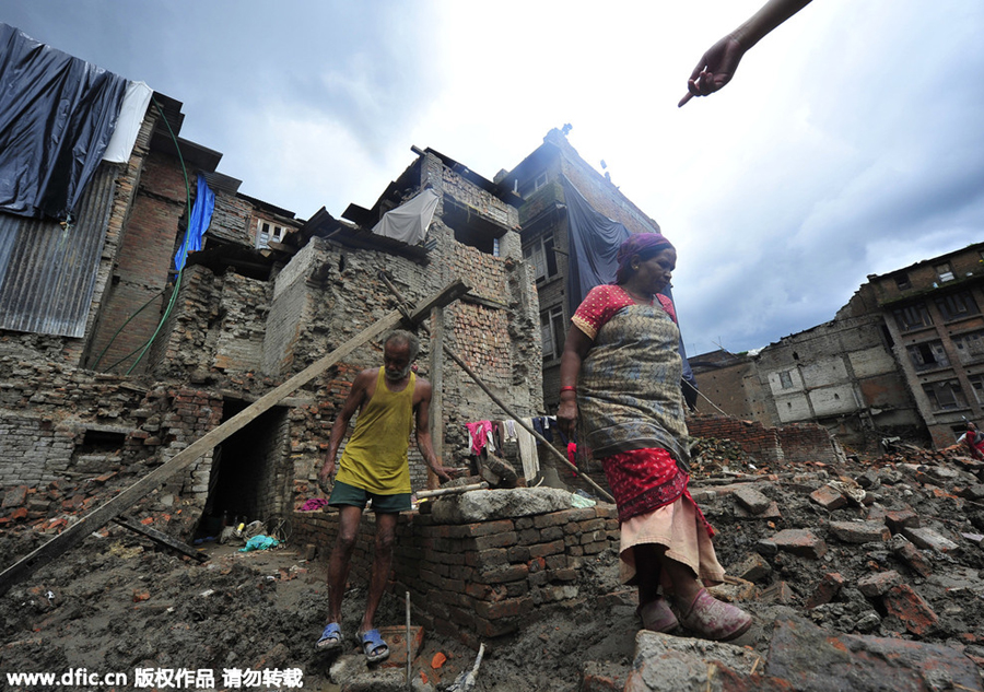 Hope of rebuild felt in Nepal three months after earthquake