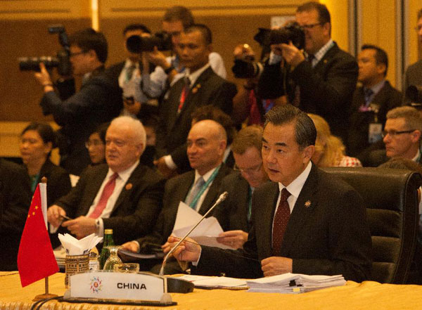 Chinese FM rejects Philippine, Japanese, US claims on South China Sea issue