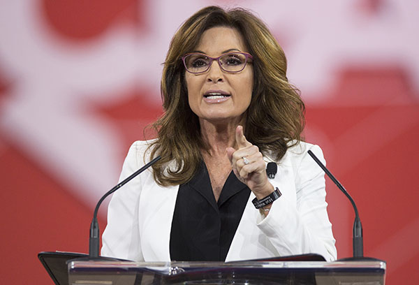 Ex-VP nominee Palin: Immigrants in US should 'speak American'