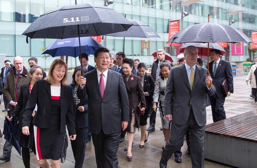 President Xi visits Imperial College London