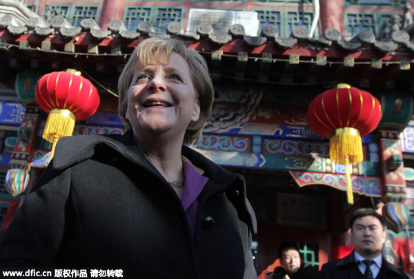 Merkel's visits to China aimed at forging 'special' ties