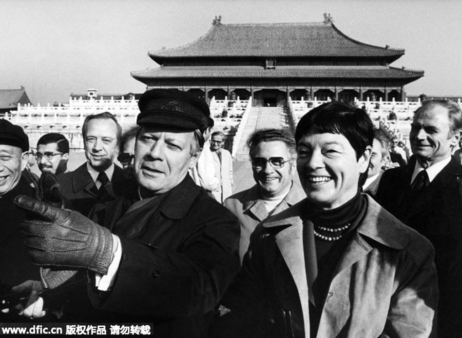 Archive pictures of Helmut Schmidt