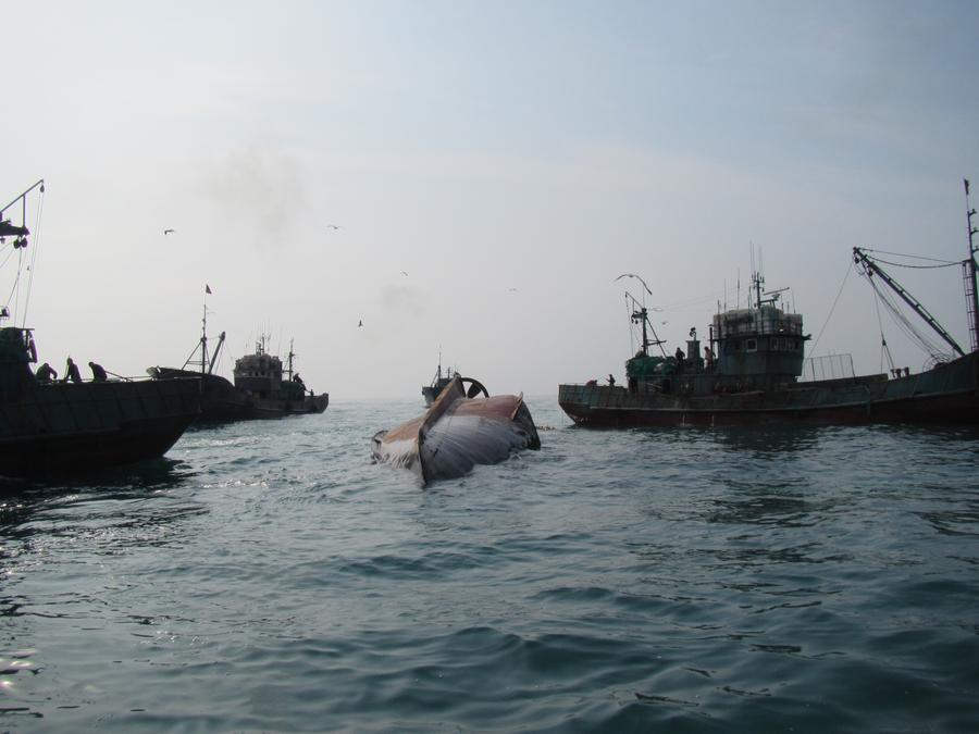 Chinese fishing boat capsizes off S. Korean island: Yonhap