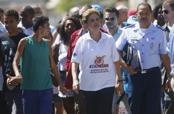 Rousseff vows Rio Olympics will happen, despite Zika fears