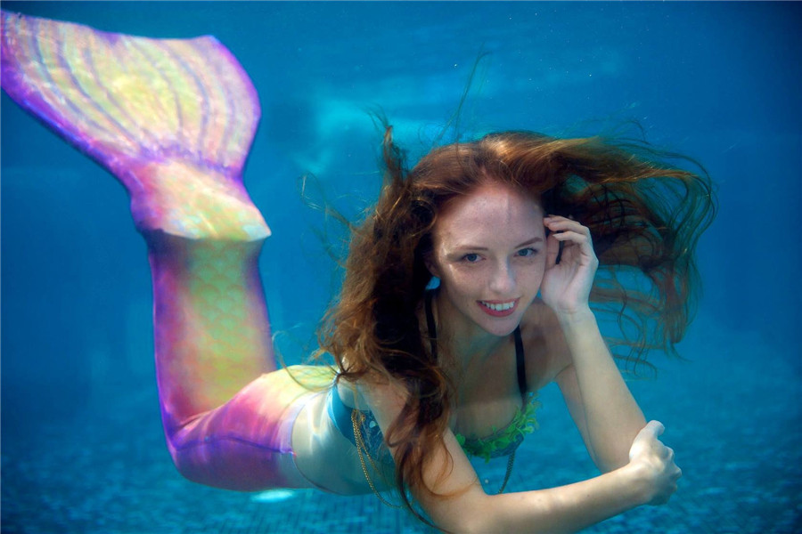 Meet Melanie, the real-life mermaid