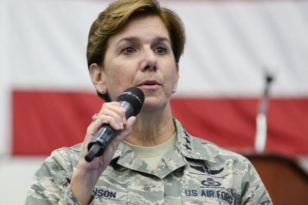 Pentagon gender barrier falls as Air Force general makes history