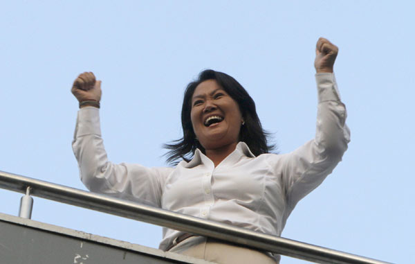 Fujimori headed to run-off in Peru presidential election