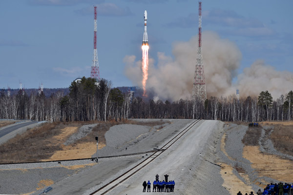 Russia launches rocket from newly-built Vostochny Cosmodrome