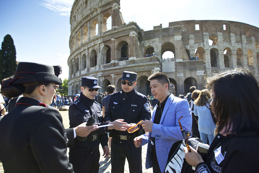Sino-Italian police patrols launched in Italy