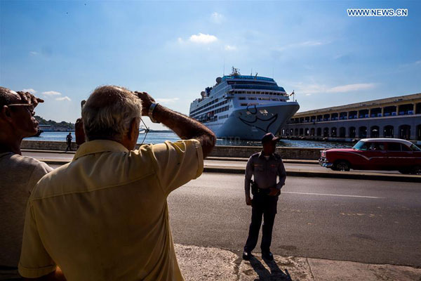 Cuba welcomes first US cruise ship in five decades