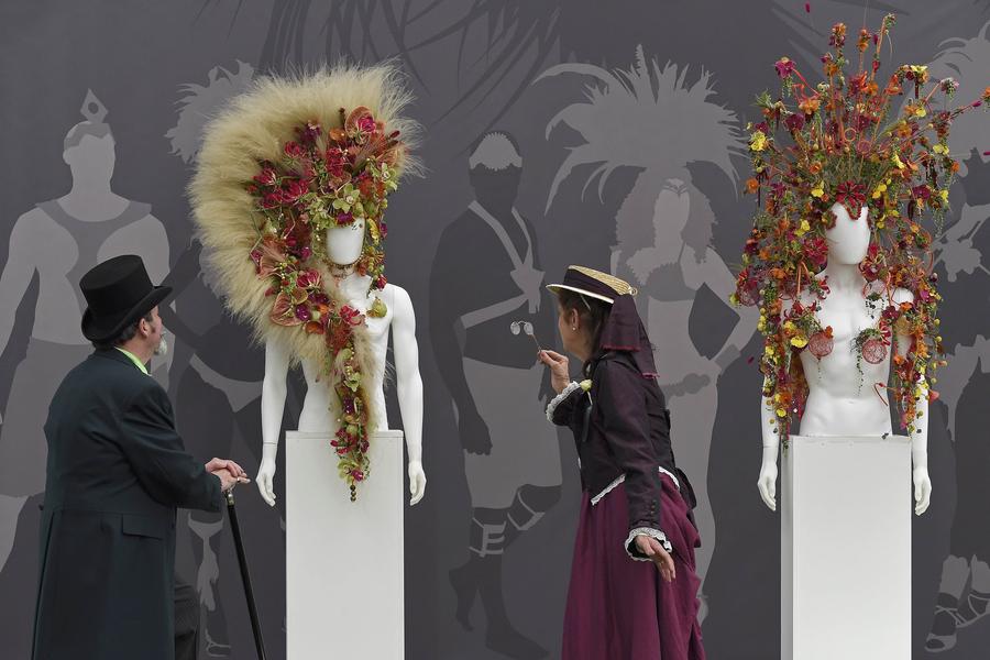 Blooming exhibits at London's Chelsea Flower Show
