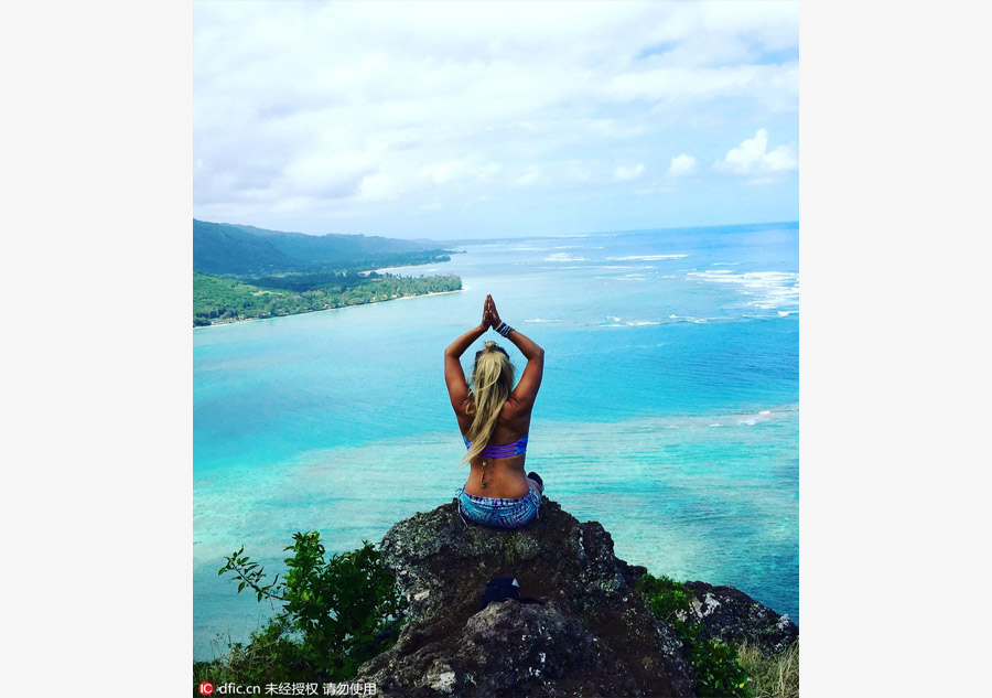 Yoga way to travel around the world