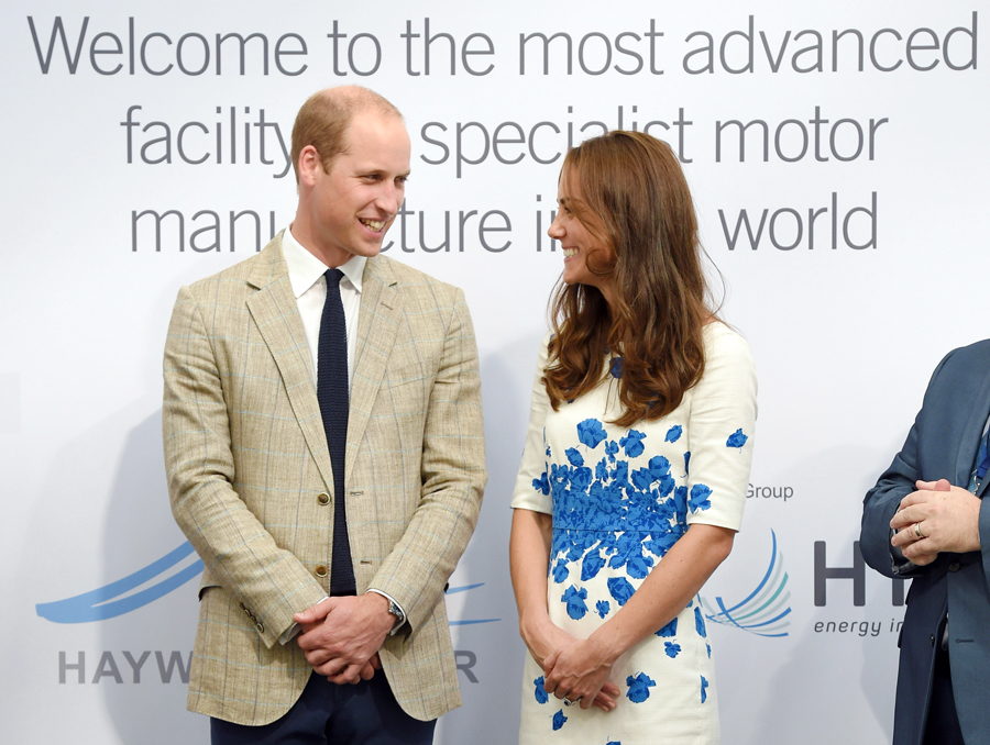 Prince William and Kate visit charity orgarnization in Luton