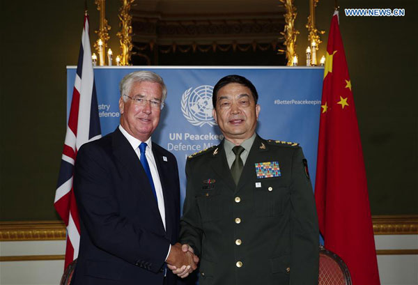 China, Britain vow to deepen military exchanges, mutual trust