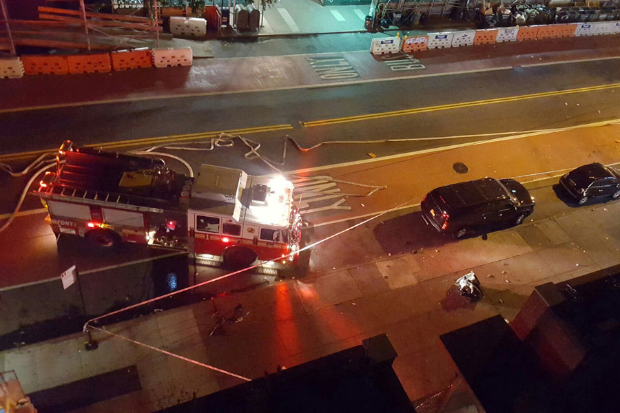 In photos: Explosion rocks Chelsea in New York City