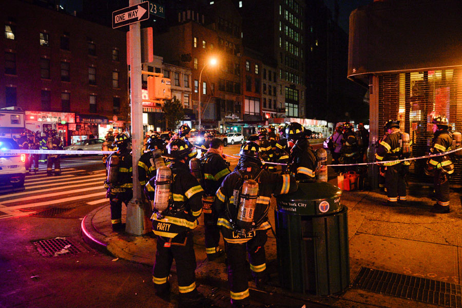 In photos: Explosion rocks Chelsea in New York City