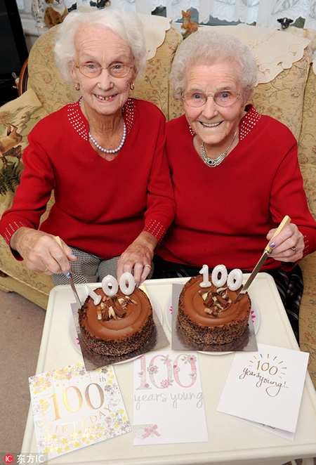 Sister act: Twins celebrate 100th birthday