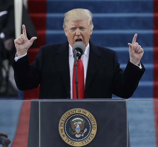 Trump's inaugural speech spurs worry