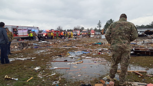 More deaths reported after 16 die amid Southeast tornadoes