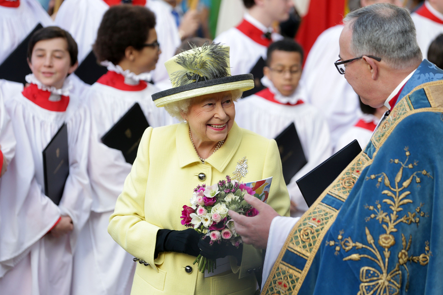 Britain's Queen, PM attend Commonwealth Day Service