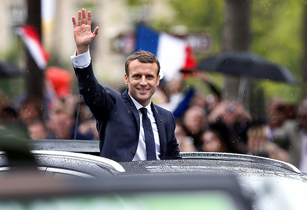 Macron sworn in as new French president